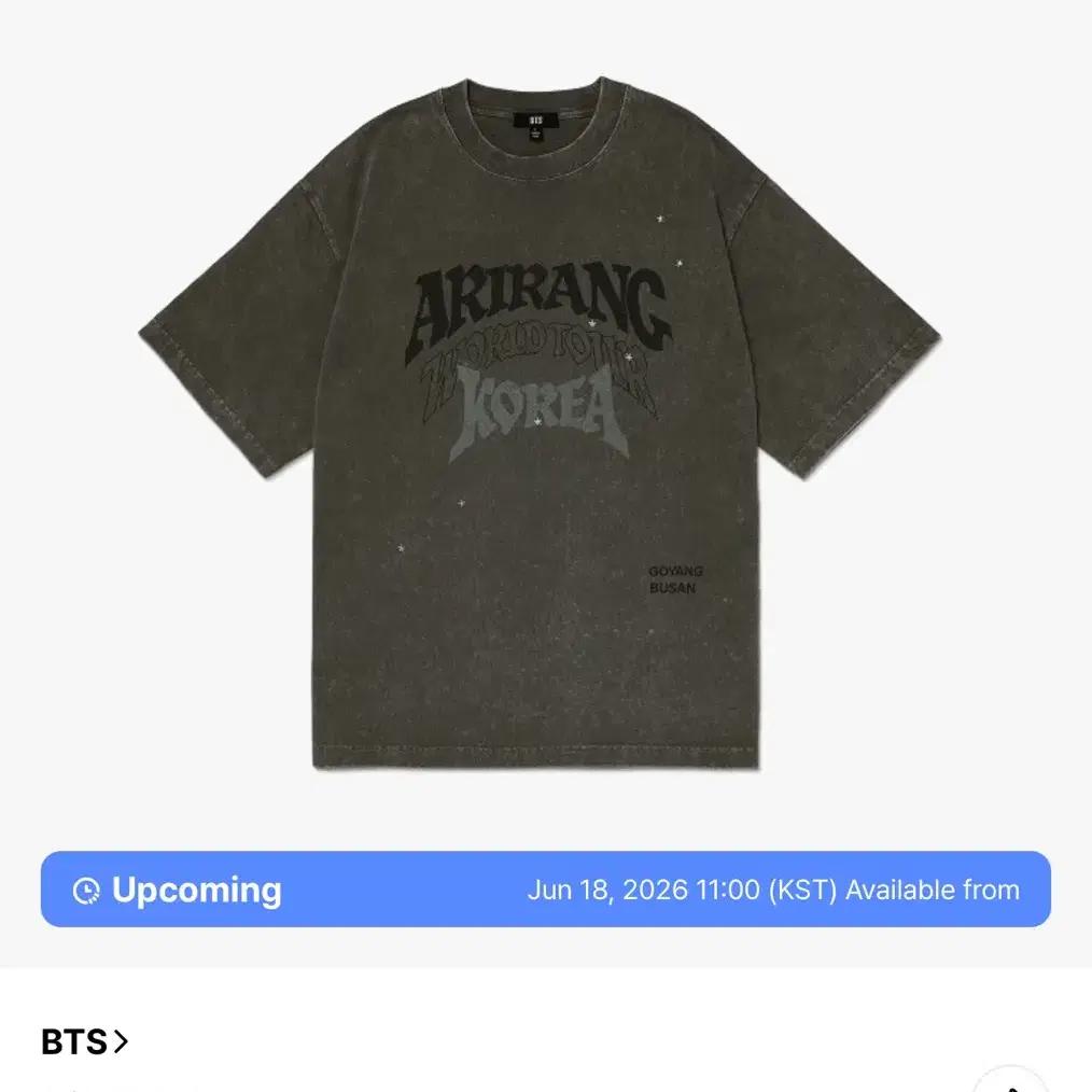 BTS Spot/onhand/ T-shirt Korea M Size