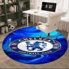 1PC round rug Chel-sea Fc  Printed Round Area Rug ,Rug For Home Office, Round Chair Rug, Decorative Carpet Fan gifts Christmas gift