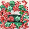 Aluminum Foil Christmas Candy Balloons Kit Large Home Decor Sweet Candy Themed Balloons Set Red/Green Lovely