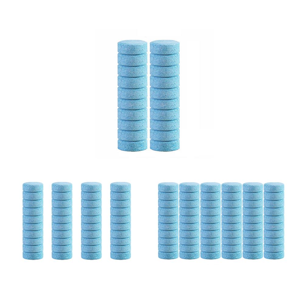 20/40/60Pcs Effervescent Tablets Multifunctional Fast Cleaning Mini for Car Washing Maintenance for Glass Toilet Window Cleaning