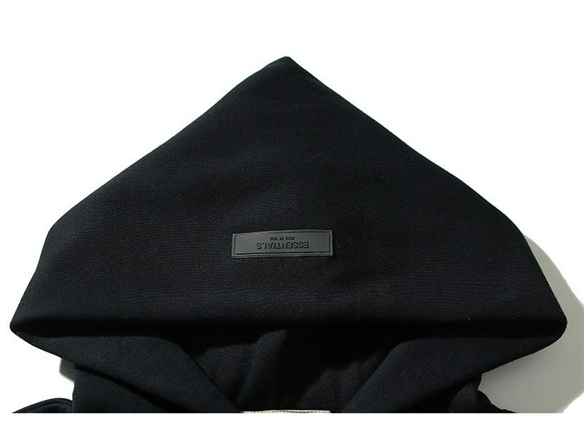 2025 Trendy Black Print Unisex Loose Hoodie with Essentials