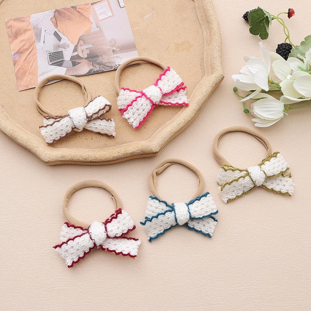 

New Infant Elastic Woolen Headband - Solid Color, Thin, for Babies and Kids