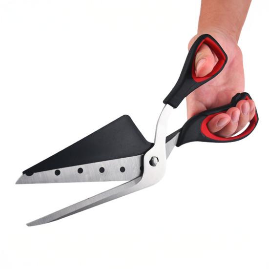 Yousheng Pizza Scissors, Non-Stick Pizza Scissors with Firm Grip Base, Food Grade Stainless Steel Pizza Cutter, Multifunctional Food Slicer & Pizza