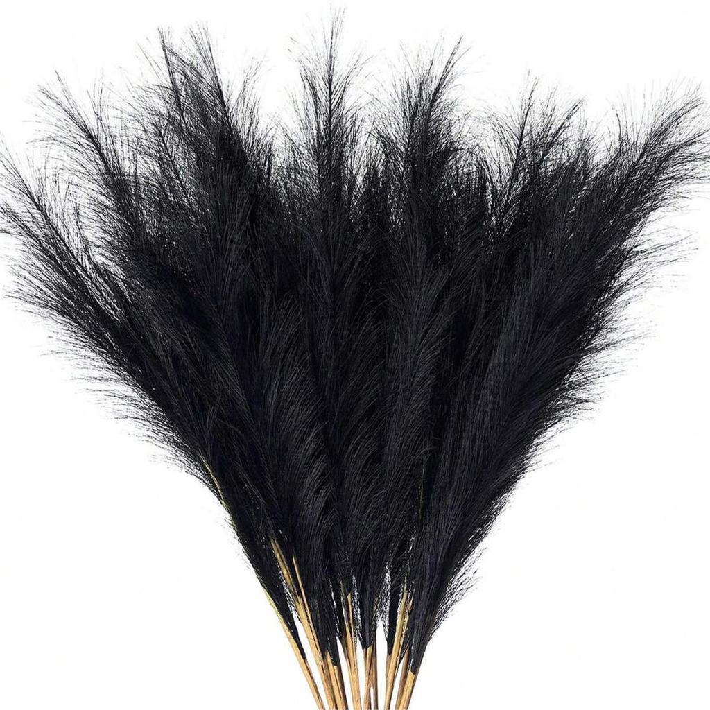 Artificial Pampas Grass & Cattails: Eternal Flower Wedding & Home Décor (55cm)
