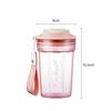 Fashion Plastic Coffee Cup Sealed Anti Fall Water Cup 500ml Handheld Rope Water Bottles Outdoor Sports