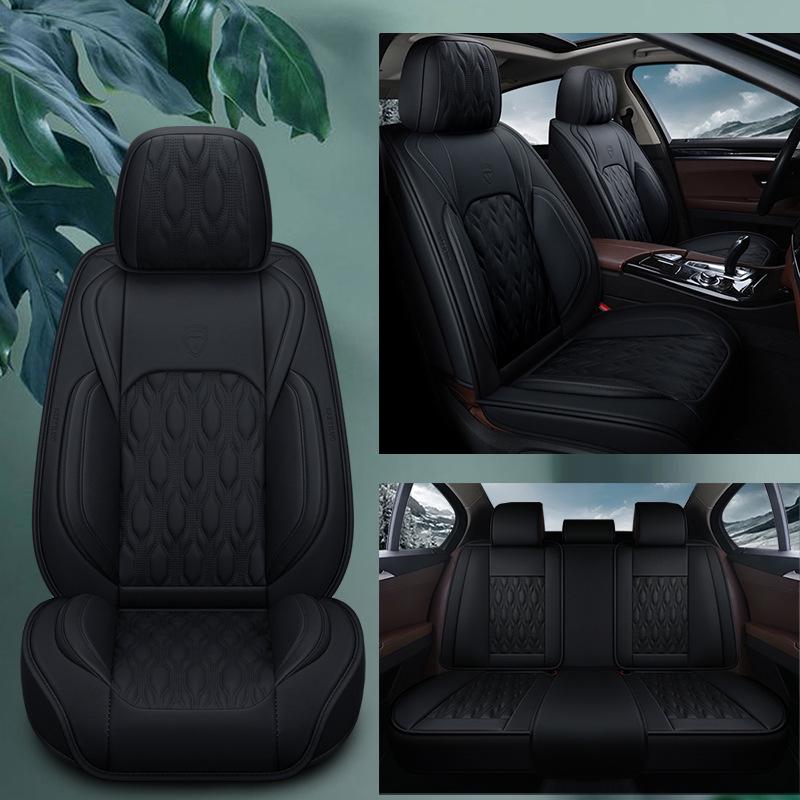 New Seamless Full Leather Universal Car Seat Cushion for All Seasons