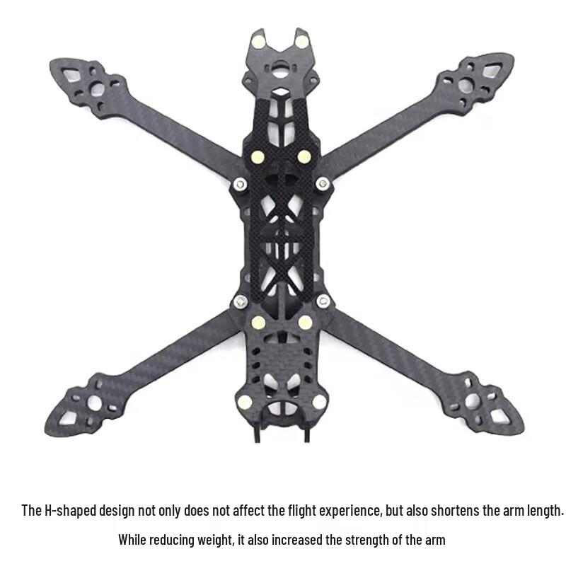 Armored FPV Racing Drone Carbon Fiber Frame