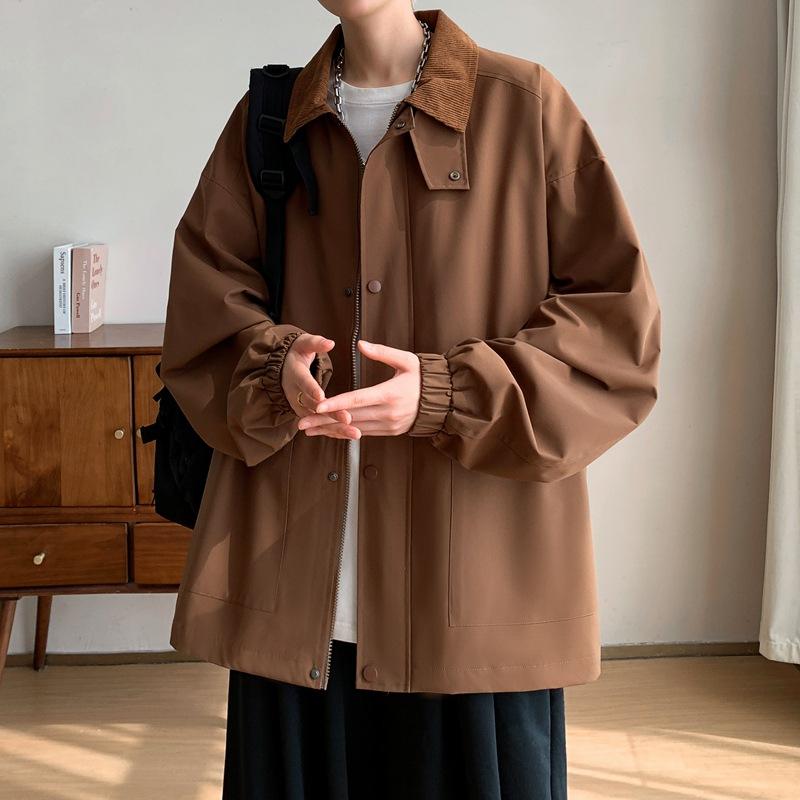 

Мужская куртка Tooling весна-осень, новая американская ретро-куртка Ruffian, красивая, универсальная, свободная куртка с лацканами 3XL