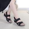 Casual Sandals Women'S Summer Fashion Leisure Wedges Open Toed Cutout Sandal On The Beach To Wear Flip Flops Chalas Mujer