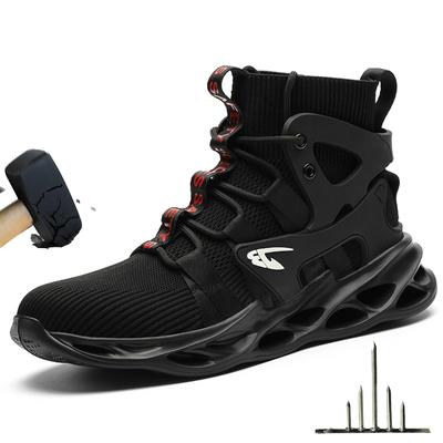 Buty robocze ze stalowym noskiem Męskie buty ochronne Odporne na przebicie Antyzgnieceniowe Buty robocze Niezniszczalne obuwie Bezpieczne buty trekkingowe
