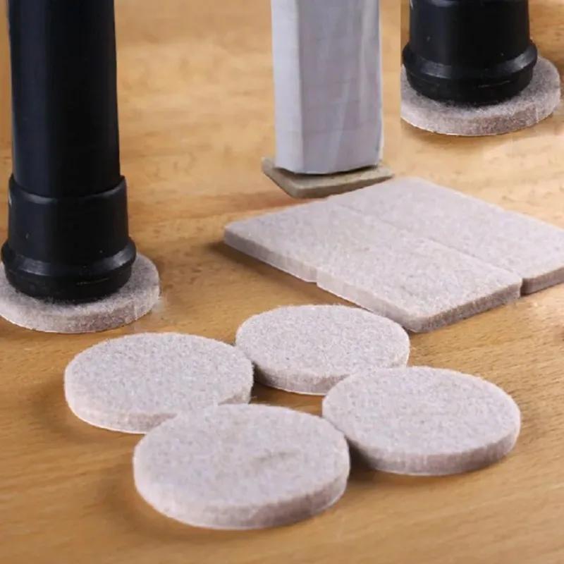 New Arrival Self Adhesive Square Felt Pads Furniture Floor Scratch Protector DIY Furniture Accessories