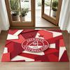 Aberdeen FC Design Crystal Velvet Rug Soft Decorative Mat for Bedroom Entrance