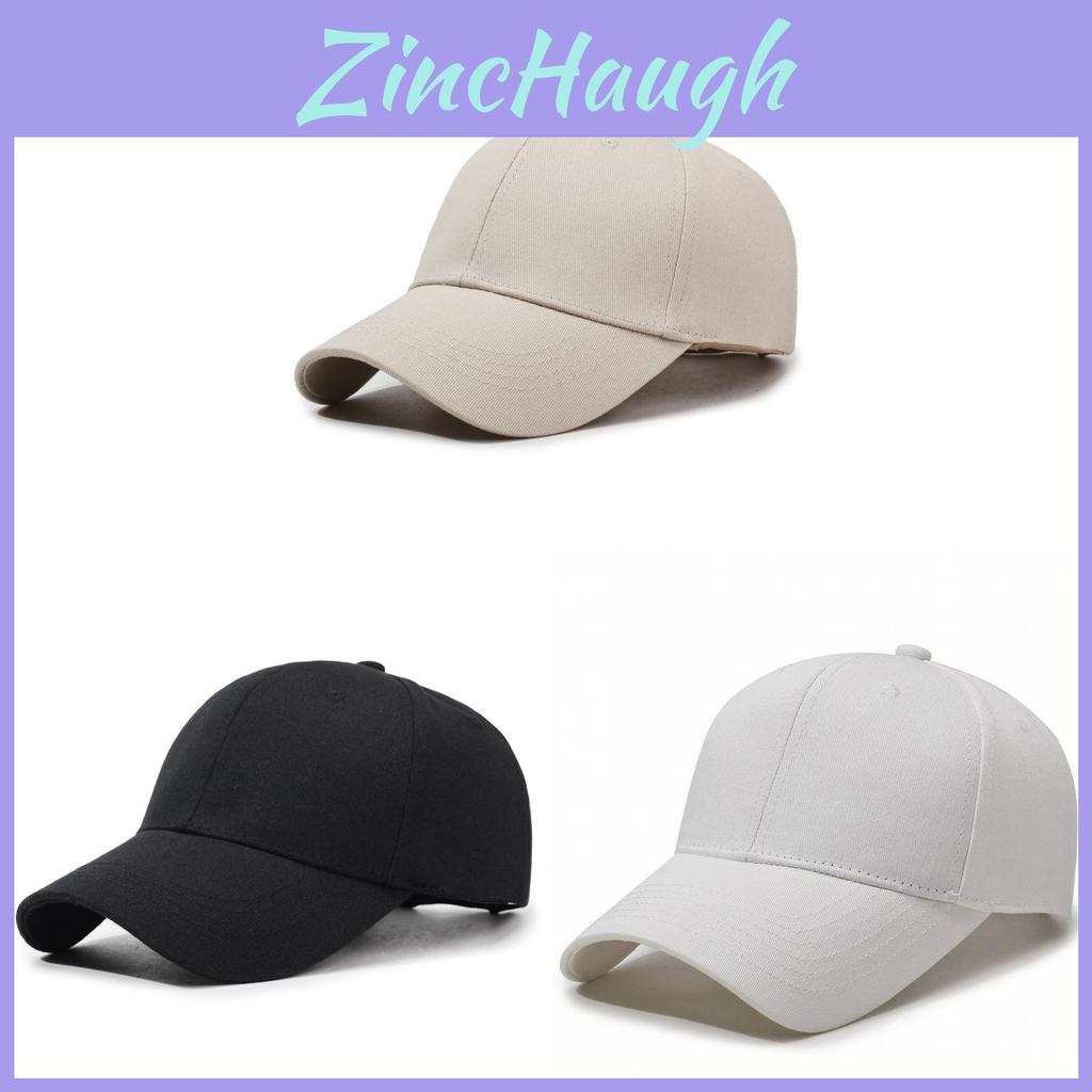 Breathable Cotton Baseball Cap Men Women Sun Blocking Hat With Curved Brim For Daily Wear