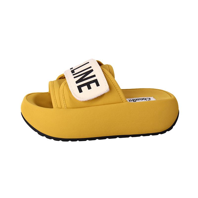 Super Fire Beautiful Thick-bottomed Cool Slippers Women's Summer Wear Fashion with Skirts 2025 New Going Out French Flat-bottomed Slippers