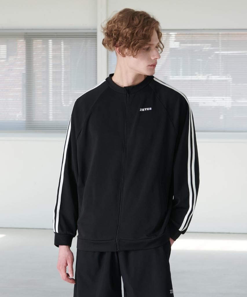Jeteseu Unisex Daily Track Zip-Up Rash Guard Relaxed Fit L4A6495