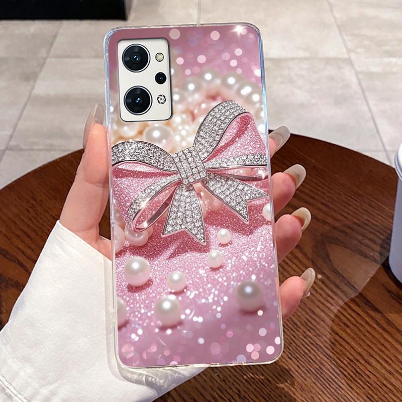 Jelly Casing For OPPO Reno 7A (A201OP) Reno 9A Soft TPU Back Cover For Reno 5A Fundas Clear Silicone Cute Cat Rabbit Phone Case