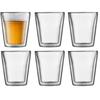 Set 6 Verres Thermo - BODUM - Canteen - Double Paroi - 0.2 L - Transparent