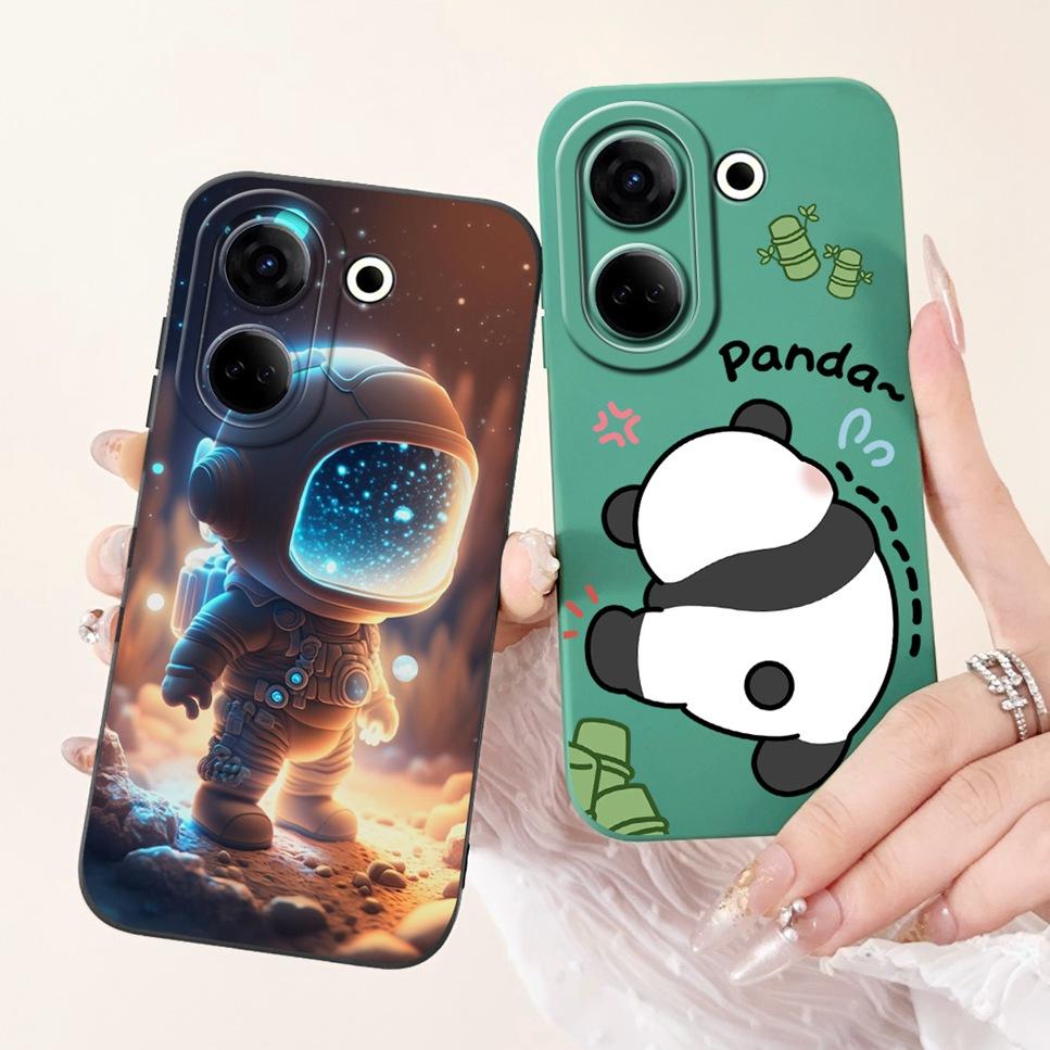 Fashion Print For Tecno Camon 20 CK6 Case Cute Panda Soft Silicon Cover For Tecno Camon 20 Pro 20 Premier 6.67" Phone Case Funda