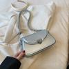Love Buckle Silver Crossbody Shoulder Bags For Women  Small Purse PU Leather Female Handbags