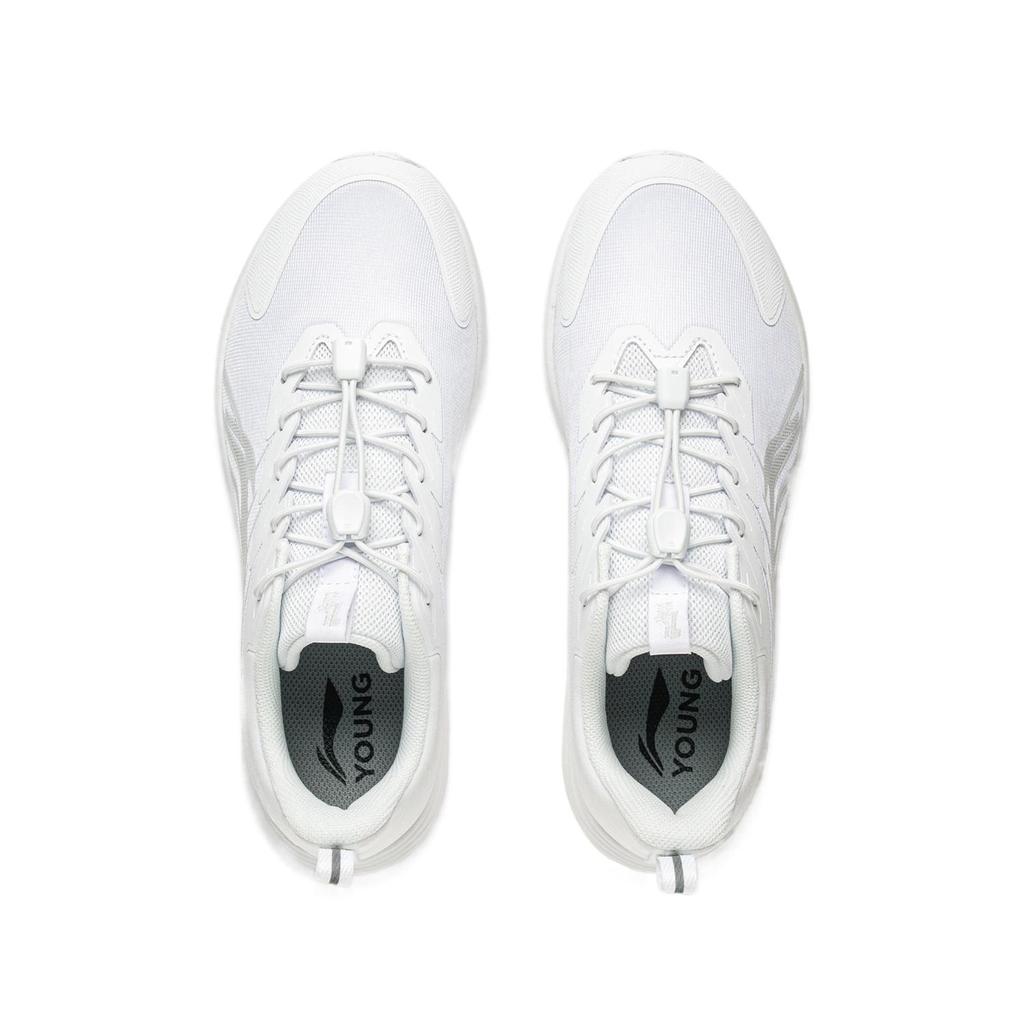 Li Ning Kids Running Feiyun Sports Casual Comfortable Durable Low Top Running Shoes Kids Running Shoes Standard-White YKFV048-7