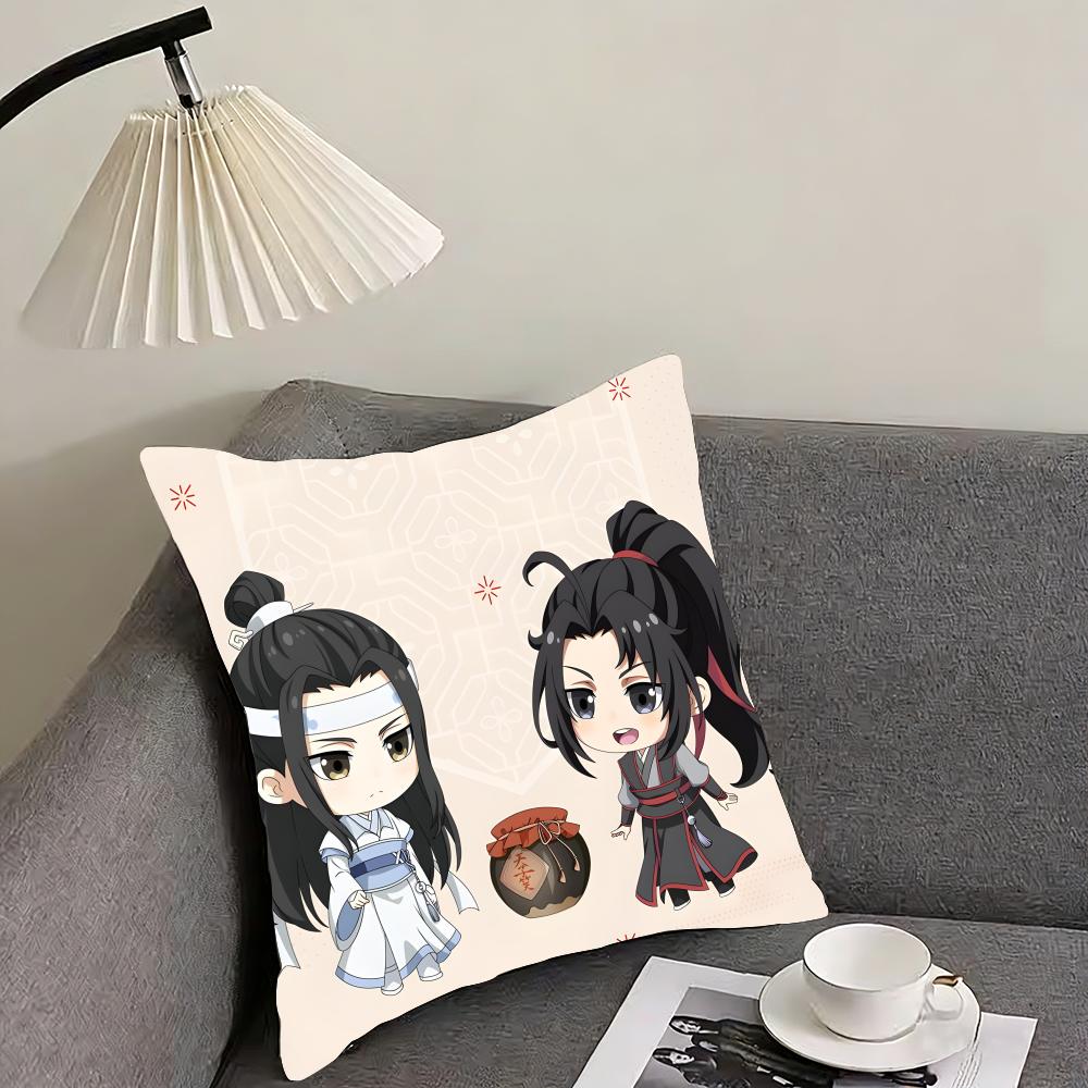 MMo DaoO ZZu Shi TV Series Cushion Cover Pillowcase Ultra Soft Skin Friendly Fabric Cloud Like Comfort Concealed Zipper