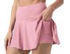 Xia Xin Elegant Women's Pleated Tennis Skirt High Waist Sports Skirt White Black