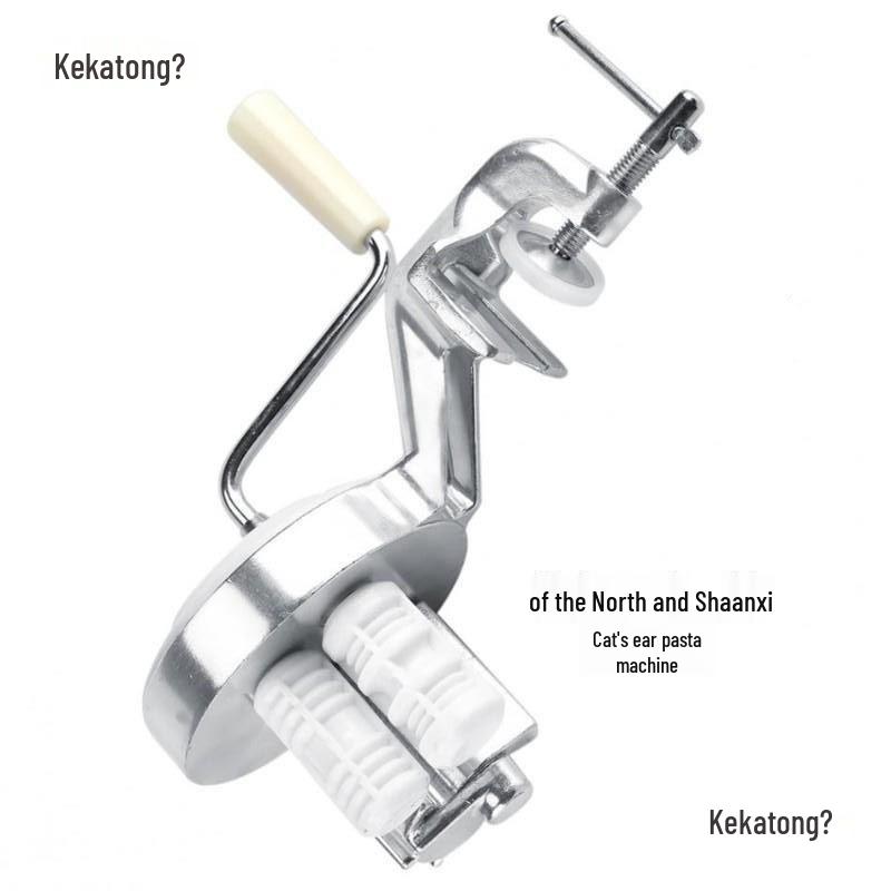 Manual Hand-crank Pasta and Noodle Maker with Dough Press