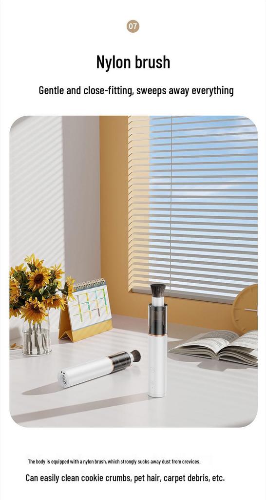 2026 Portable Mini Handheld Vacuum Cleaner - Long-Lasting Wireless Car & Desktop Cleaner