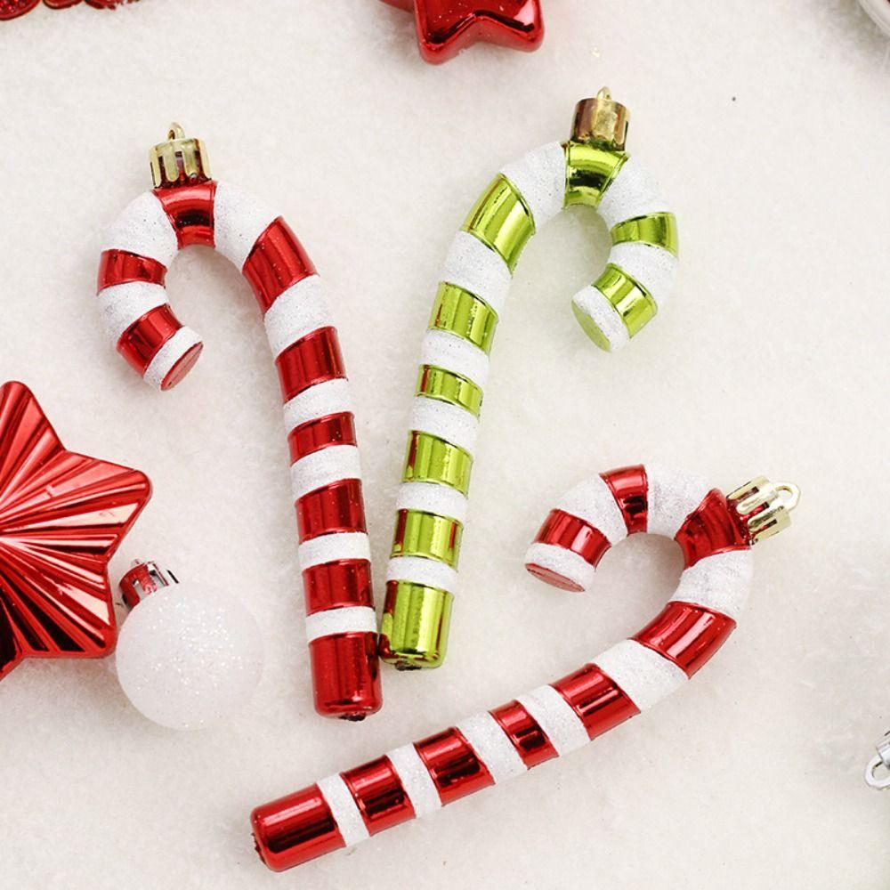 70Pcs Plastic Tree Top Star Christmas Ball Set Painted DIY Christmas Tree Ornament Christmas Gifts Christmas Gifts Boxes Pendant