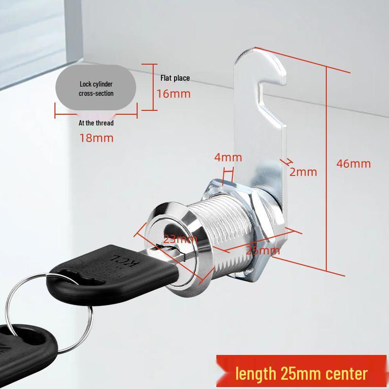 File Cabinet & Mailbox Cam Lock for Iron Lockers