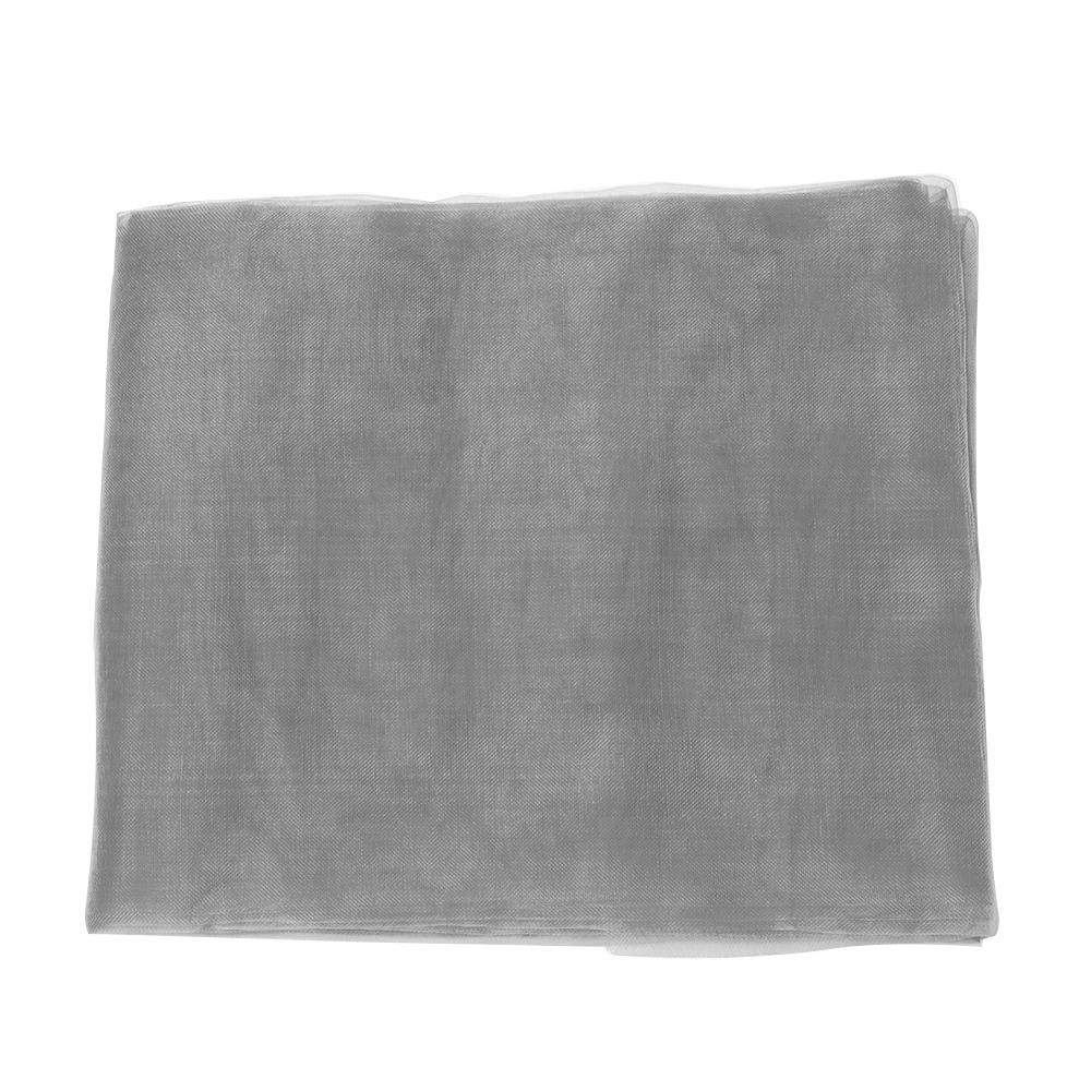 

Indoor/Outdoor Mosquito Netting Curtain 63 in. x 84 in. Gray (2 Panel) серый