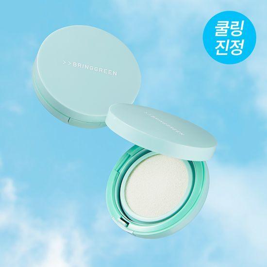 BRING GREEN Tea Tree Cica Tone-Up Sun Cushion 15g (Refill Plan / Single Item)