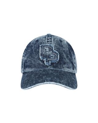 BESLOW Bleached Washed Logo Ball Cap Indigo