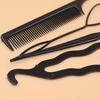 Women's 4Pcs Hair Twist Styling Clip Stick Bun Maker Braid Tool Hair Accessories