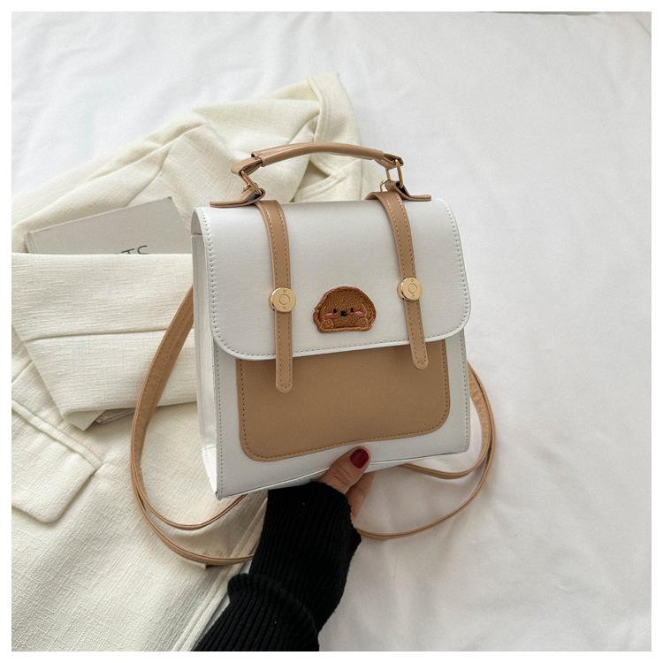 College style retro texture fashion 2025 new autumn and winter casual texture portable shoulder messenger bag women