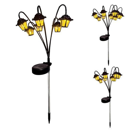 Garden Solar Light Outdoor Solar Powered Decorative Lanterns Ground Insert Waterproof Landscape Lighting for Pathway Driveway Porch Lawn Patio Yard