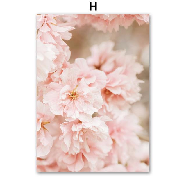 Retro váza na květiny Jelen Lilie Galerie Barevné plakáty a tisky Nástěnné umění Plátno Olejomalba Nástěnné obrázky pro dekoraci obývacího pokoje