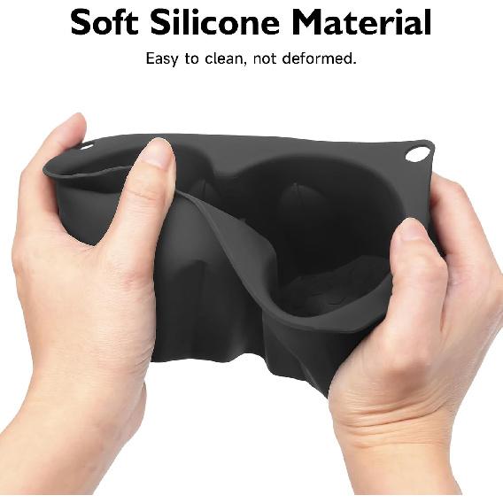 Center Console Cup Holder Insert for 2007-2012 Lexus ES 350 Accessories Replace ES350 Cup Holder Non-Slip Silicone