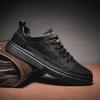 Fashion Men Casual Shoes Outdoor PU Leather Breathable Comfortable Lace-up Men's Shoes Summer Men Sneaker Male Loafers Tenis