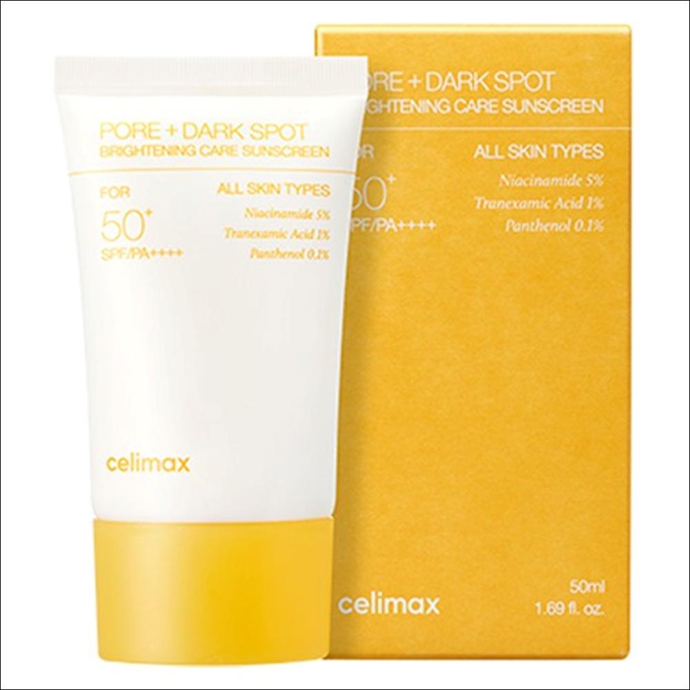 

[Celimax] Brightening Pore Dark Spot Sunscreen SPF50+ PA++++ - Tone-Up & Imperfection Blur, 40ml | Olive s K-beauty 50ml, 1EA