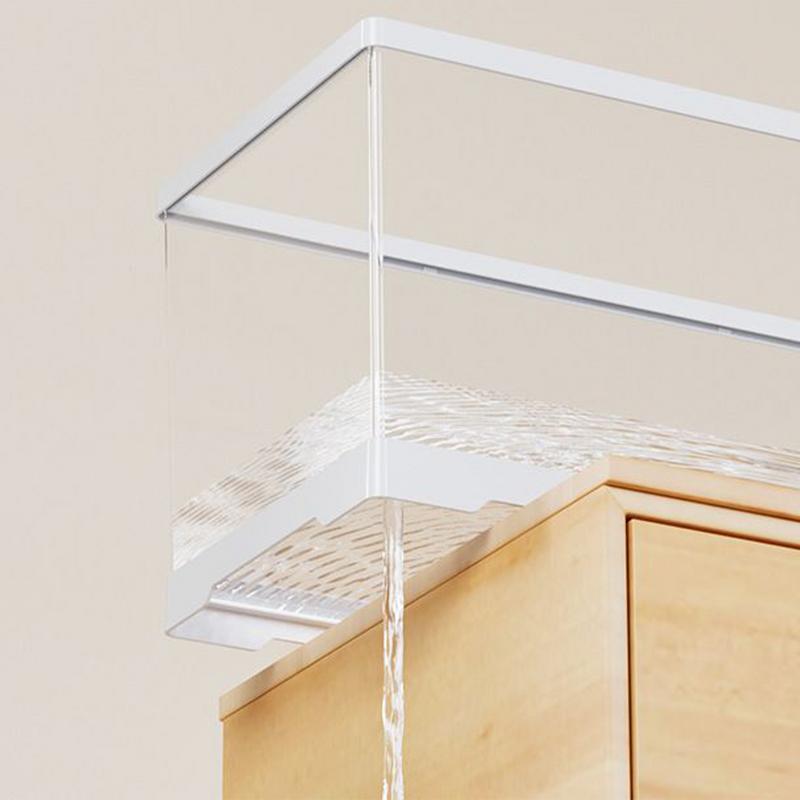 Water Turtle Tank Turtle Cage Bottom Drainage Aquarium Terrarium For Tortoise Hermit Fish Amphibians Snake Gecko Chameleon Frog