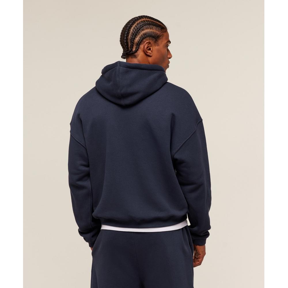 Gymshark Collegiate Hoodie Heavy Blue A4b1j Uctn