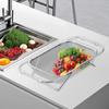 Adjustable Drain Rack for Kitchen Sink To Hold Utensils And Strain Food