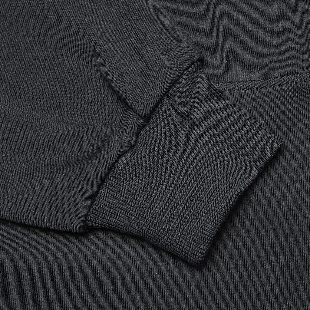 FILA Solid Color Stand Collar Fitness Pullover Long Sleeve Sweatshirt Women sweatshirt Deep-Black A11W341211F-BK