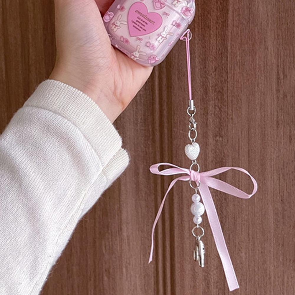 Hairball Mobile Phone Lanyard Y2K Pink Phone Case Pendant Y2K Phone Chain  Backpack Ornament