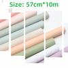 57cm*10m/Roll Flower Packaging Paper Waterproof Matte Flower Wrapping Paper Solid Color Vintage Printed