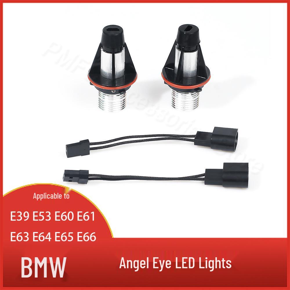 

BMW E39 E53 E60 E61 E63 E64 E65 E66 Светодиодные ангельские глазки, противотуманные фары (Пара) Pair синий