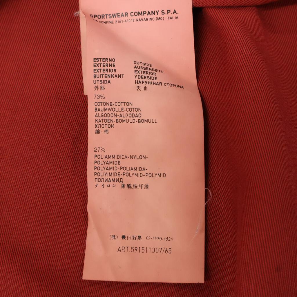 STONE ISLAND Red Garment Dye Long Sleeve Shirt tops M RedUsed