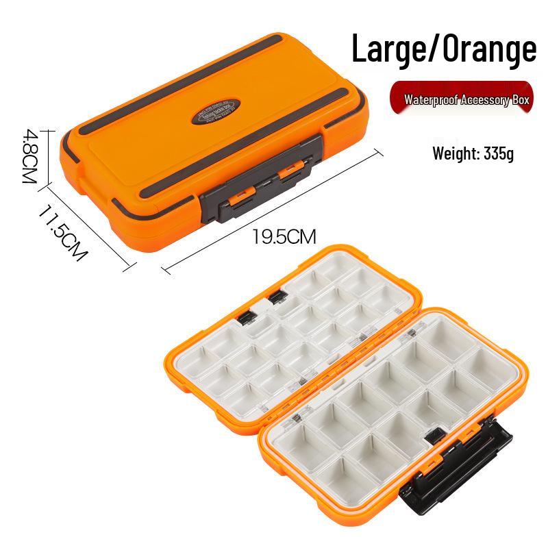 Wasserdichte Tragbare Aufbewahrungsbox für Angelköder und Jigköpfe