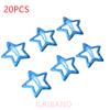 20pcs/lot 3CM Mini Star Hair Clip Kids Glitter Metal Hair Clips Barrettes Hairpins Girls Hair Accessories Headwear Styling Tools
